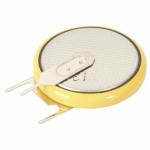 Li-MnO2 Coin Battery Standard With Solder Tabs,Temperature :-20oC ~ +60oC